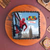 Spiderman Birthday Poster Cake Square Shape