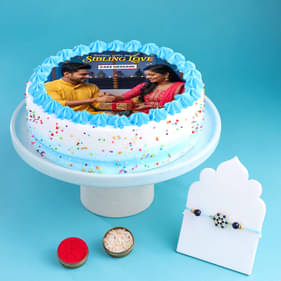 Raksha Bandhan Photo Cake