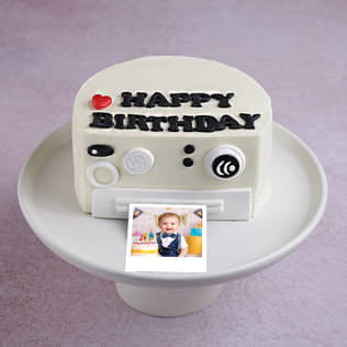Picture Perfect Birthday Polaroid Cake Picture Perfect Birthday Polaroid Cake