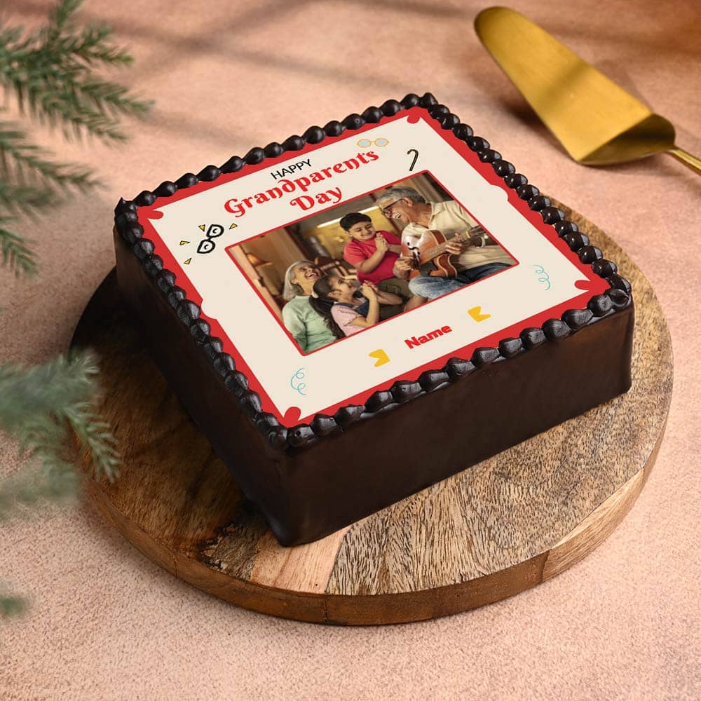 Picture Perfect Grandparents Cake