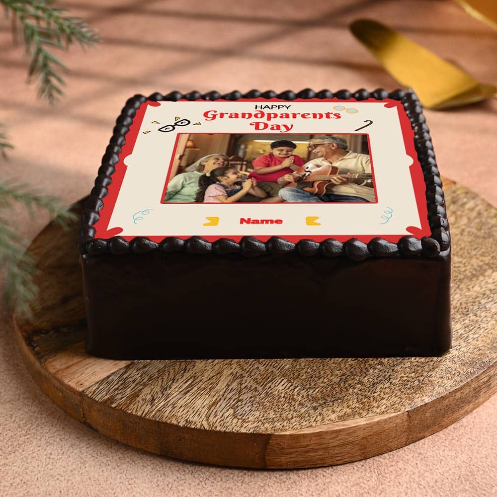Picture Perfect Grandparents Cake