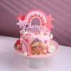 Pink Barbie Theme Cake