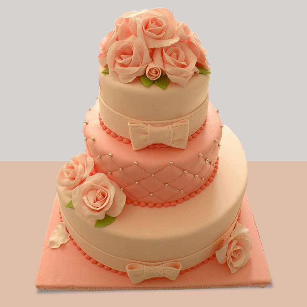 Modern Bride ACD Wedding Cake Design - Decorated Cake by - CakesDecor