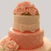 Pink Three Tier Cake
