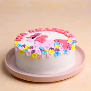 Front View of Pinkie Pie Little Pony Cake