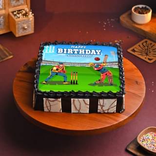 Order Pitch Perfect Cricket Photo Cake Online