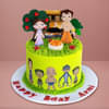 Playful Chhota Bheem Theme Cake