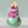 Playful Peppa Fondant Cake