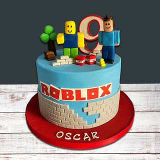 Order Playful Roblox Fondant Cake Online 