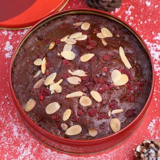 Top View of Plum Cake 800 gm