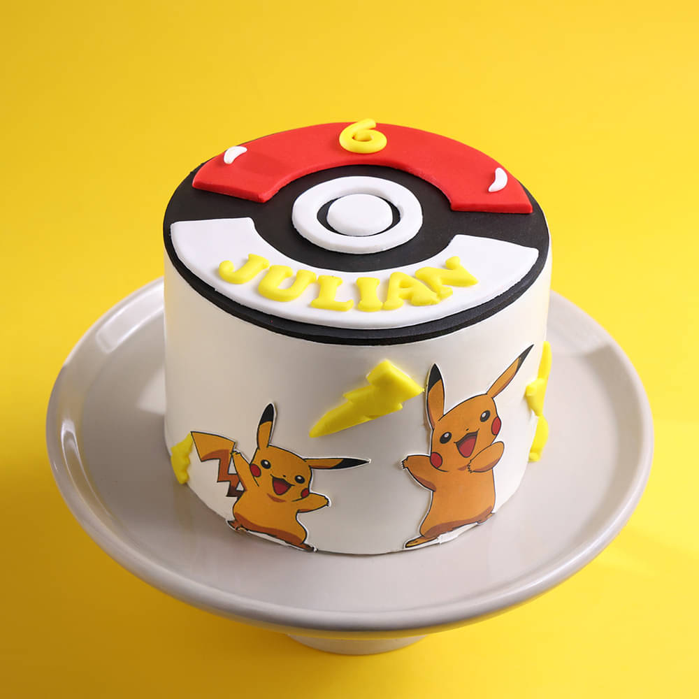 Poke Fun Pikachu Cake