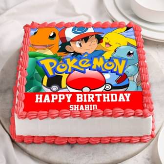 Pokemon Photo Cake