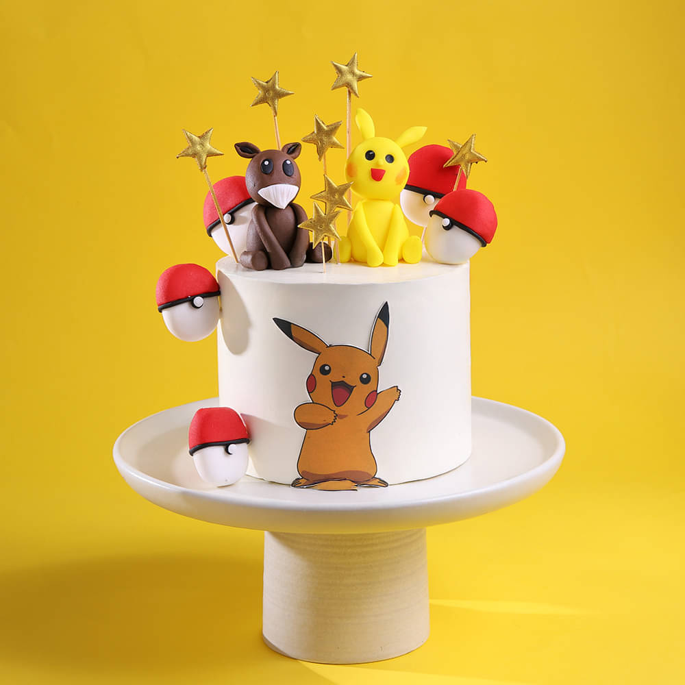 Pokemon Pikachu Theme Cake