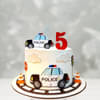 Police Patrol Car Cream N Sugar Sheet Cake
