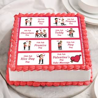 Poster Cake For Valentine