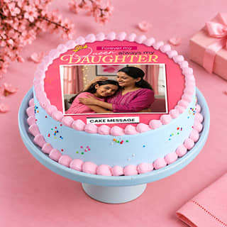 Precious Daughter Photo Cake Precious Daughter Photo Cake