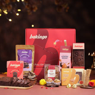 Gourmet Gift Set with Brownie Loaf, Almond Barks, and Tarts