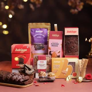 Festive Hamper with Assorted Desserts