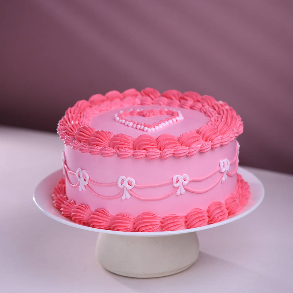 Pretty Pink Barbie Theme Cake