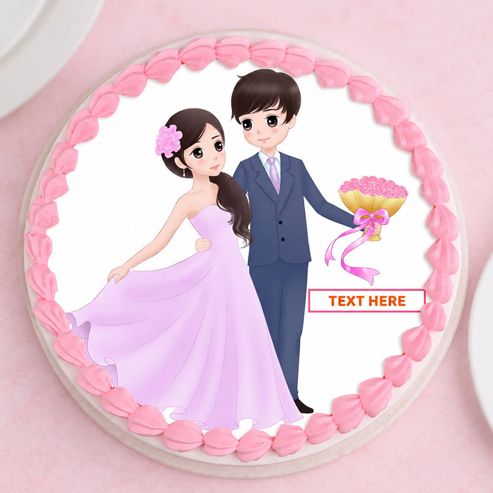 Pretty Prince N Princess Cake