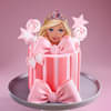 Princess in Pink Barbie Cake