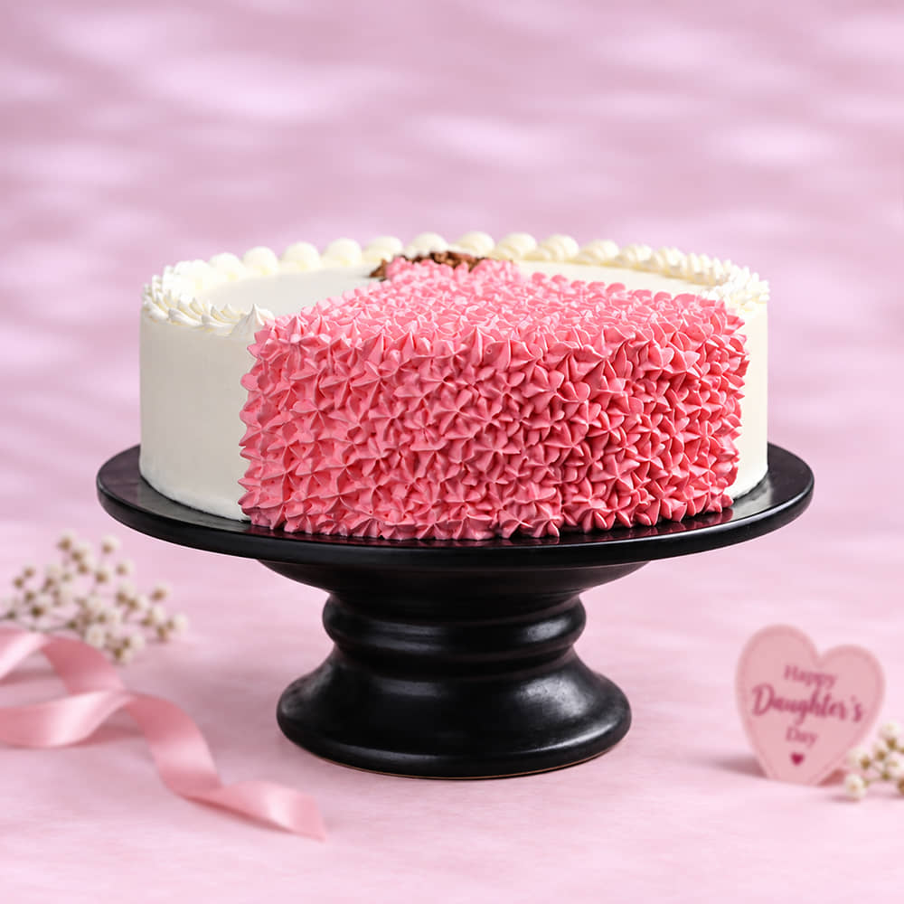Princess In Pink Gown Theme Cake Side View of Princess In Pink Gown Theme Cake