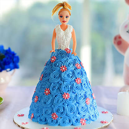 Cinderella Cartoon Cake, Girl Birthday Cakes in Lahore