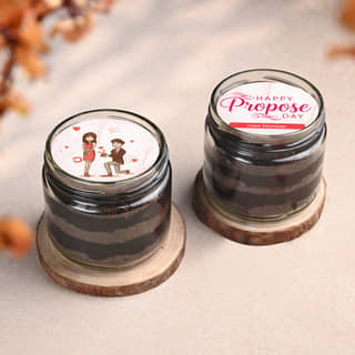 Propose Day Jar Cakes Set of Two