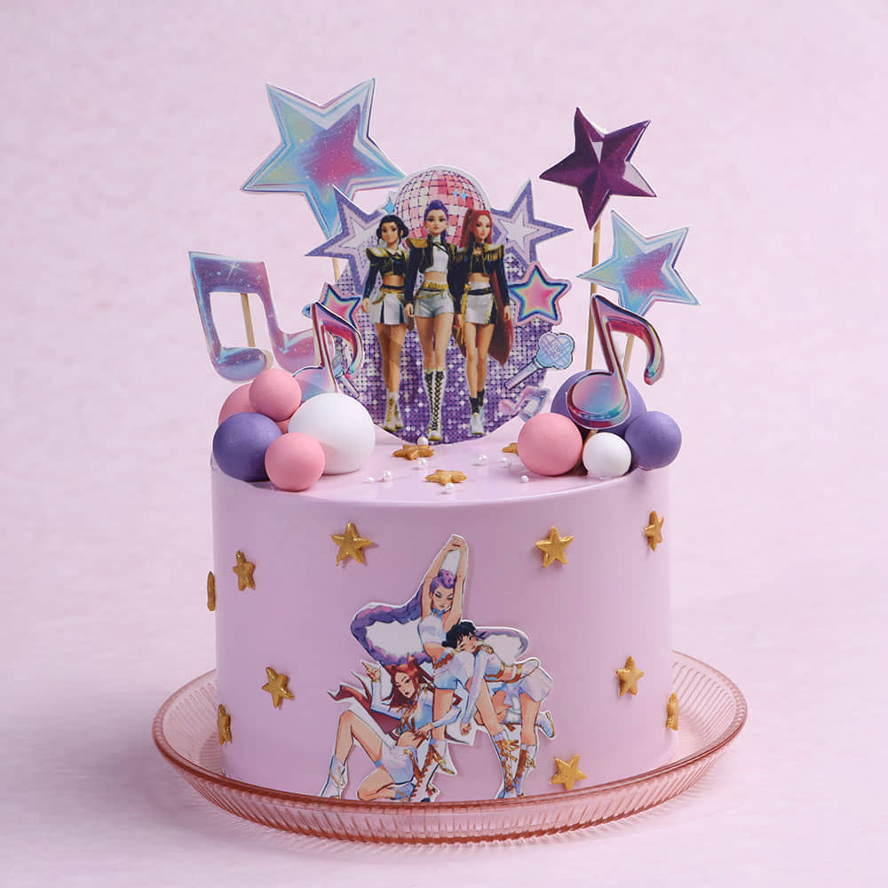 Kpop Demon Hunters Concert Cake