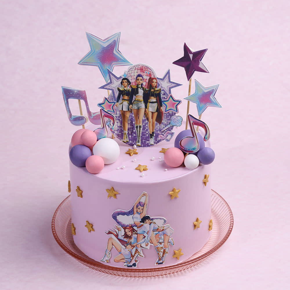 Kpop Demon Hunters Concert Cake