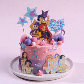 Kpop Huntrix Demon Hunters Cake