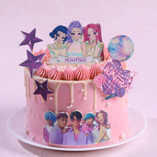 Kpop Huntrix Demon Hunters Cake Kpop Huntrix Demon Hunters Cake