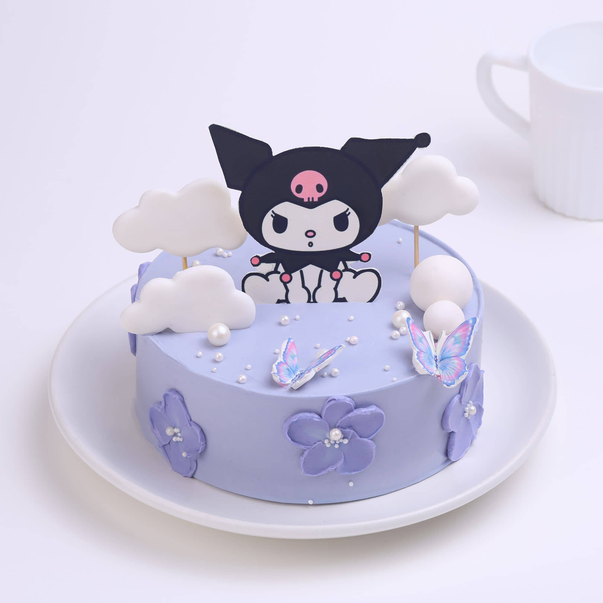 Clouds N Pearls Kuromi Cake