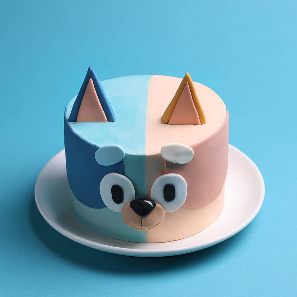 Cute Puppy Face Cake