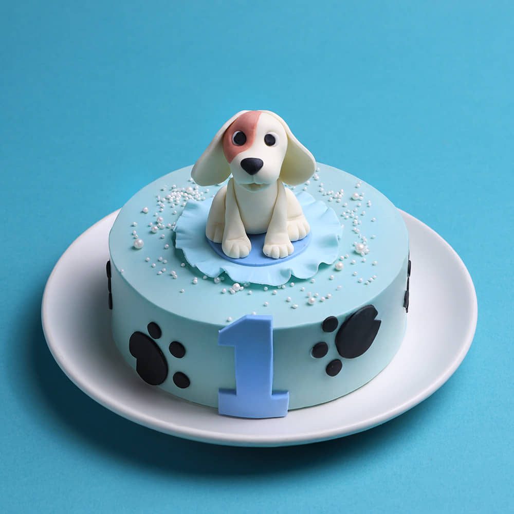 Puppy Paw Celebration Cake