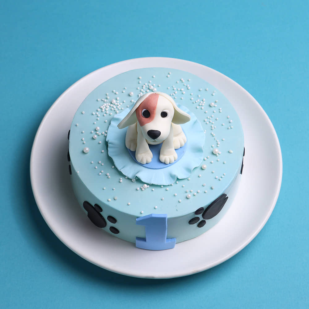 Puppy Paw Celebration Cake