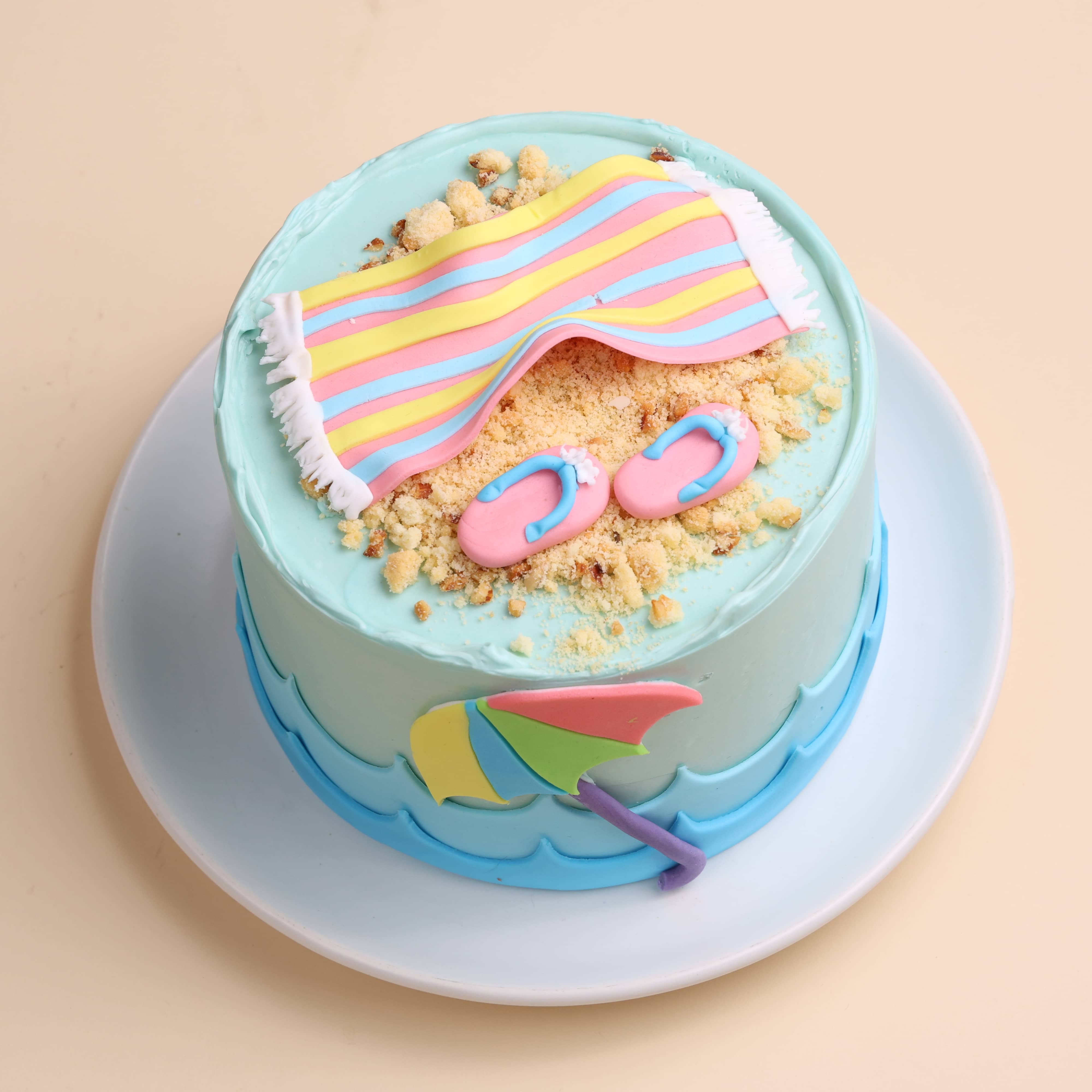 Seashore Fun Beach Cake