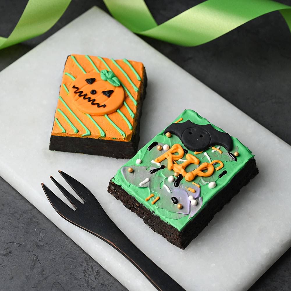 Pumpkin N Rip Brownies