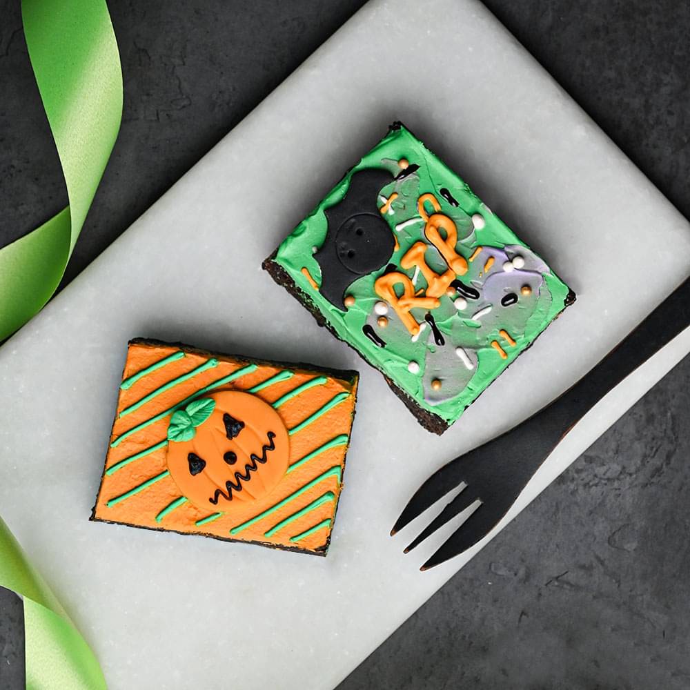 Pumpkin N Rip Brownies