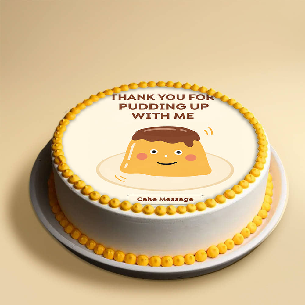 Punny Thank You Cake