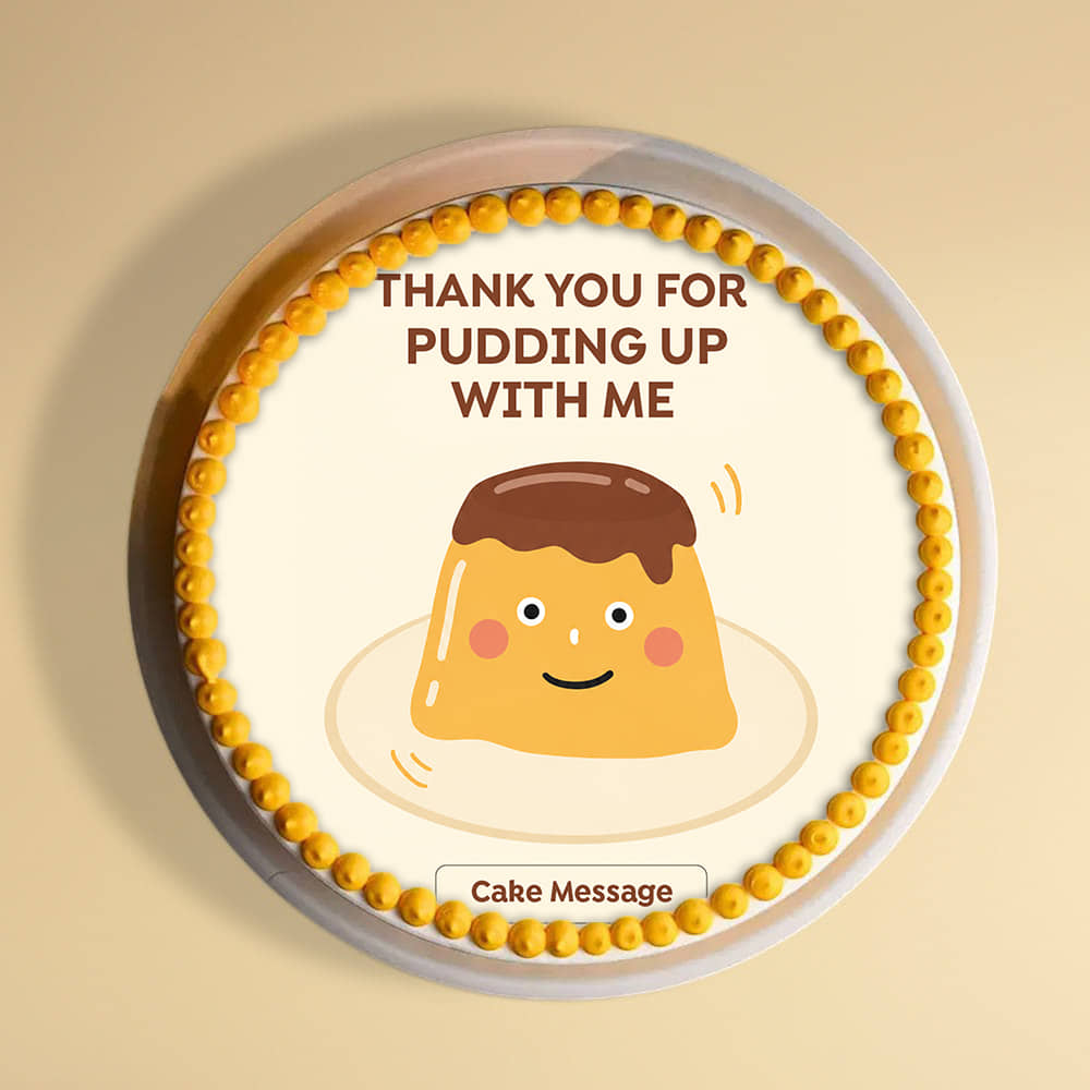 Punny Thank You Cake