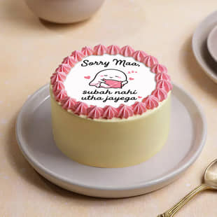 Quirky Apology Bento Cake For Mom