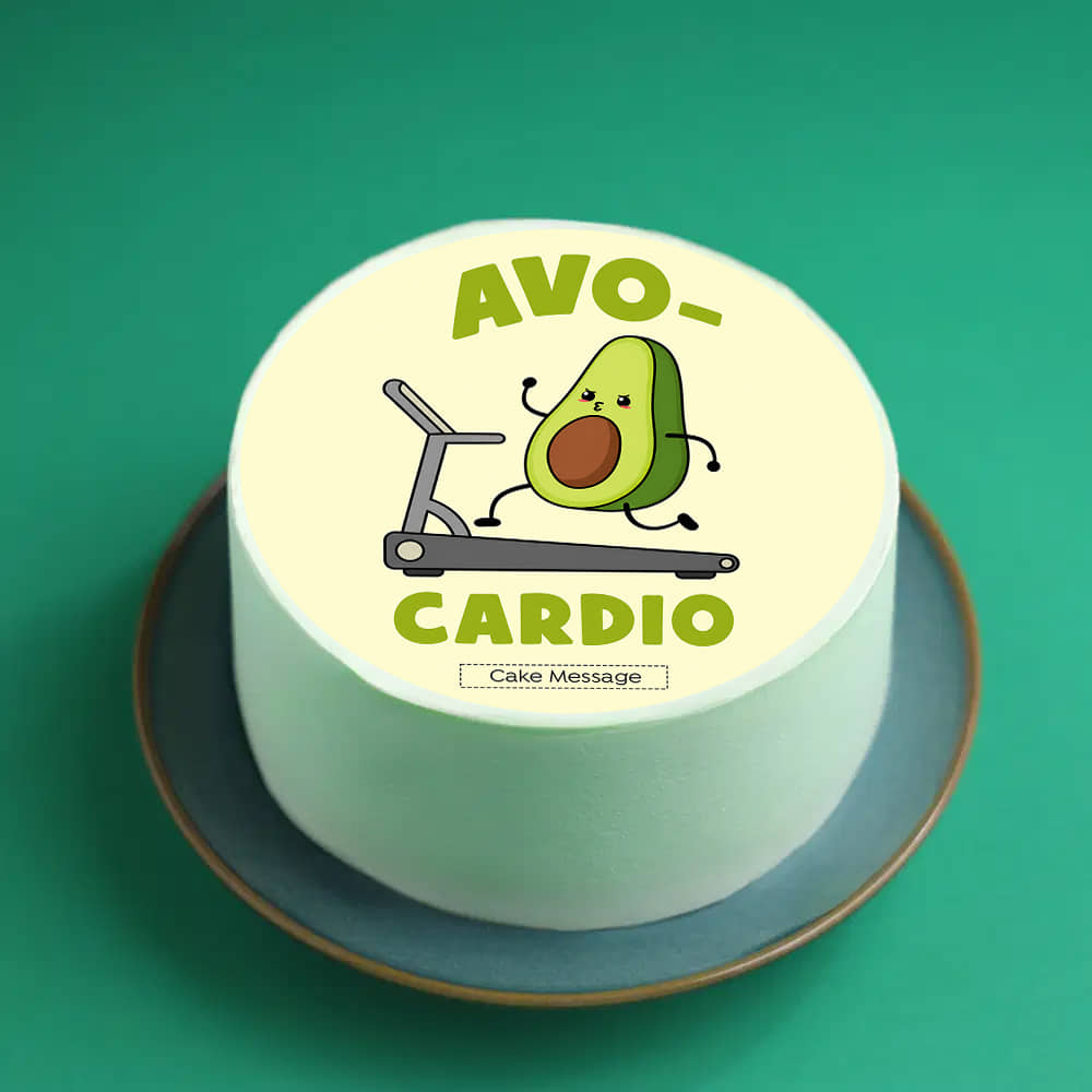 Quirky Avo Cardio Bento Cake