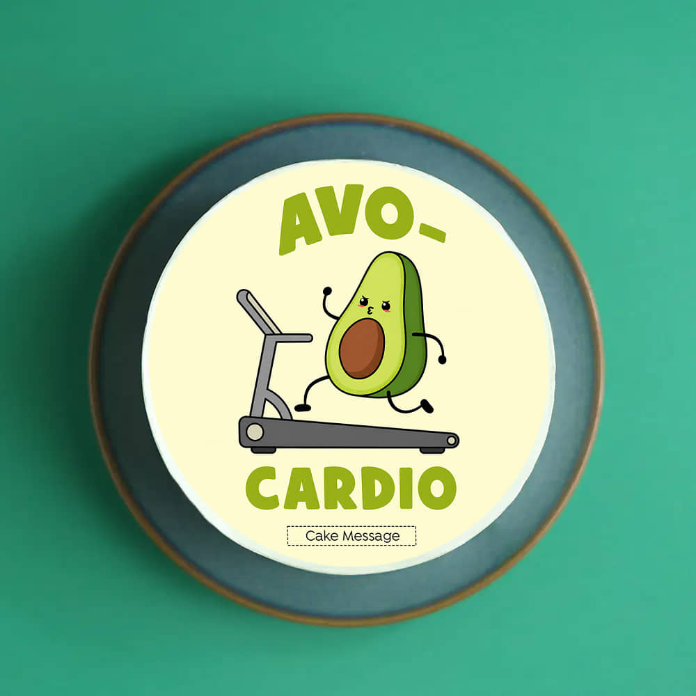 Quirky Avo Cardio Bento Cake