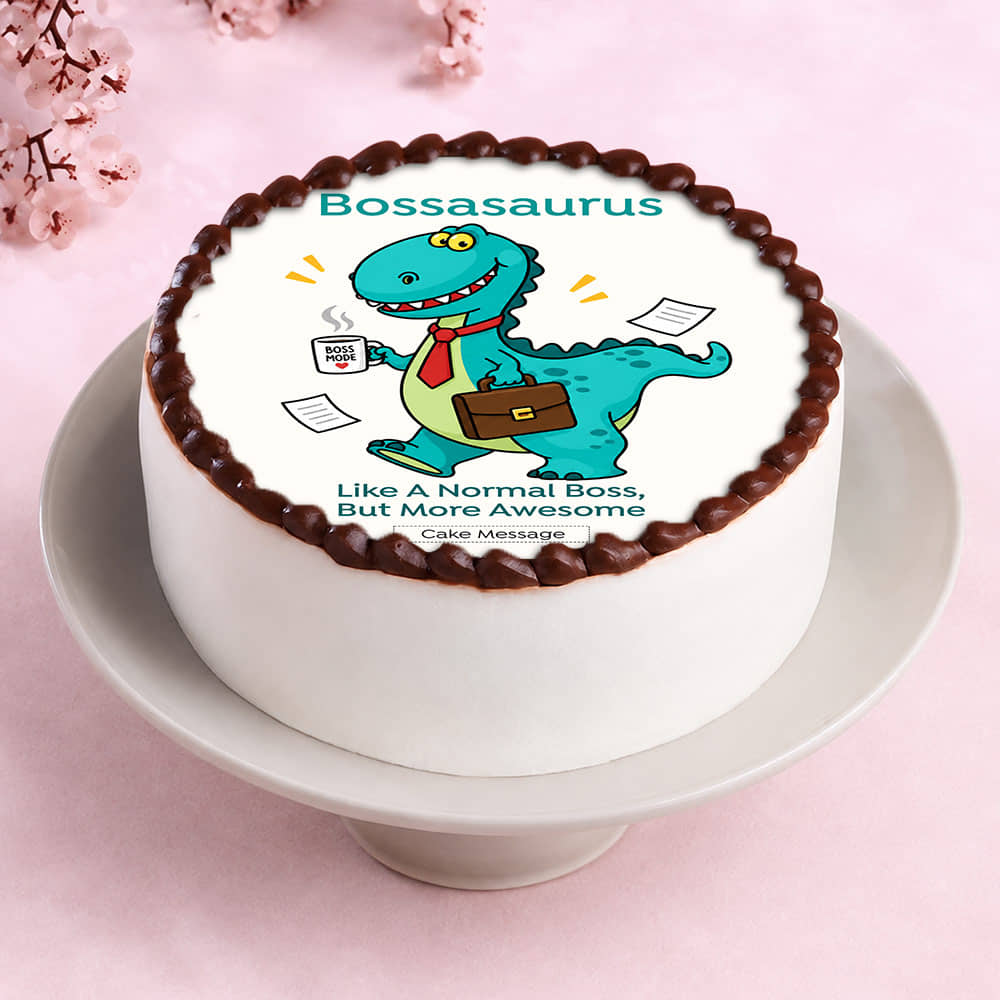 Quirky Bossasaurus Cake Quirky Bossasaurus Cake