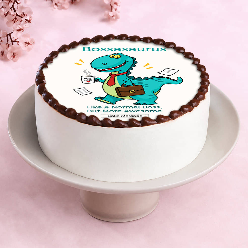 Quirky Bossasaurus Cake