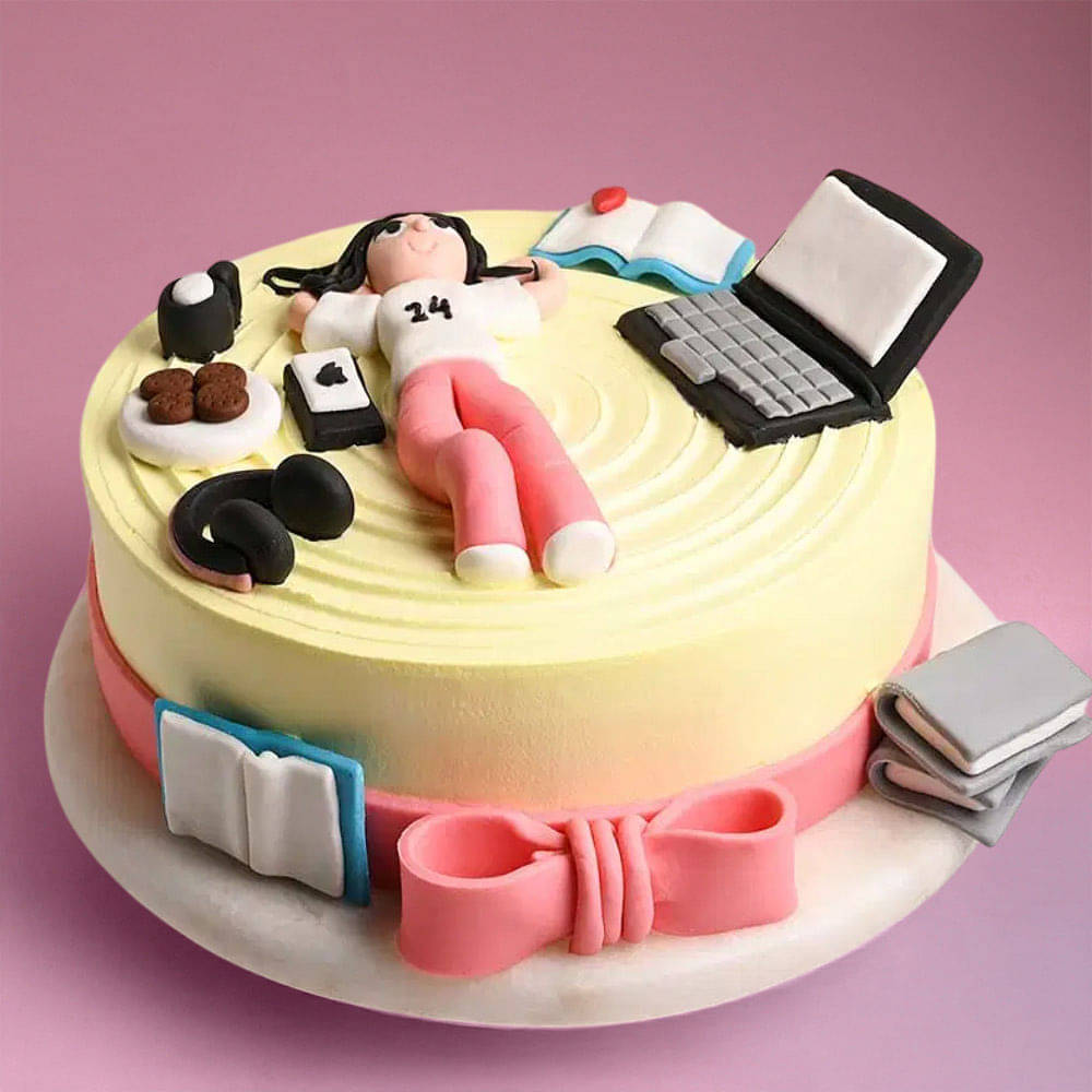 Quirky Daughters Day Cake