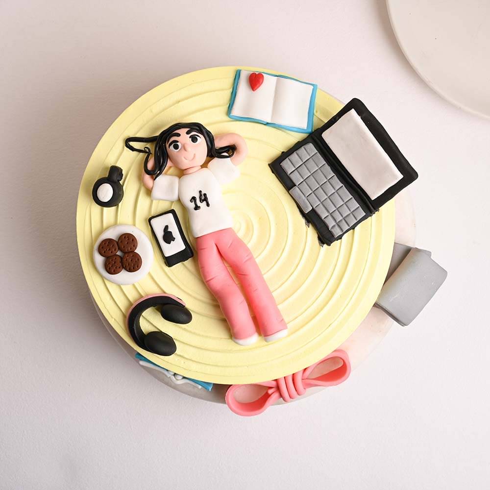 Quirky Daughters Day Cake