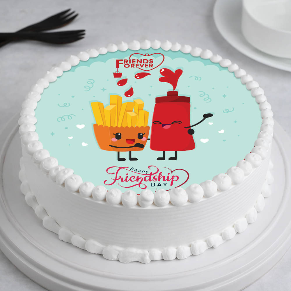 Order Best Friend Pineapple Cake Online, Price Rs.549 | FlowerAura