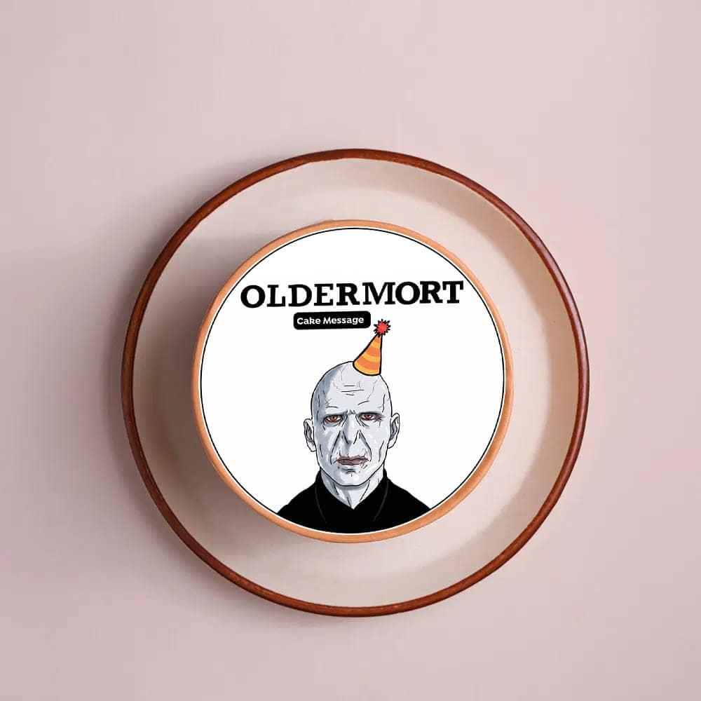 Quirky Oldermort Bento Cake